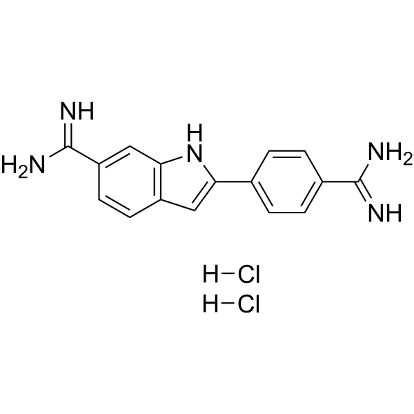 DAPI dihydrochloride Chemical Structure