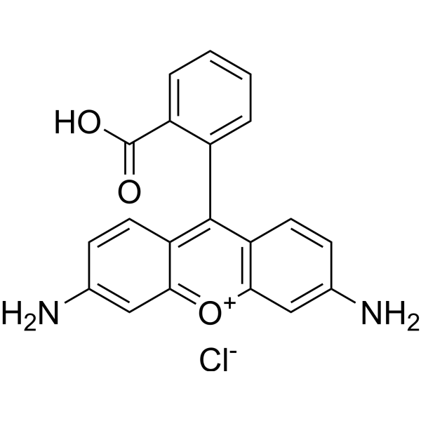 Rhodamine 110 Chemical Structure