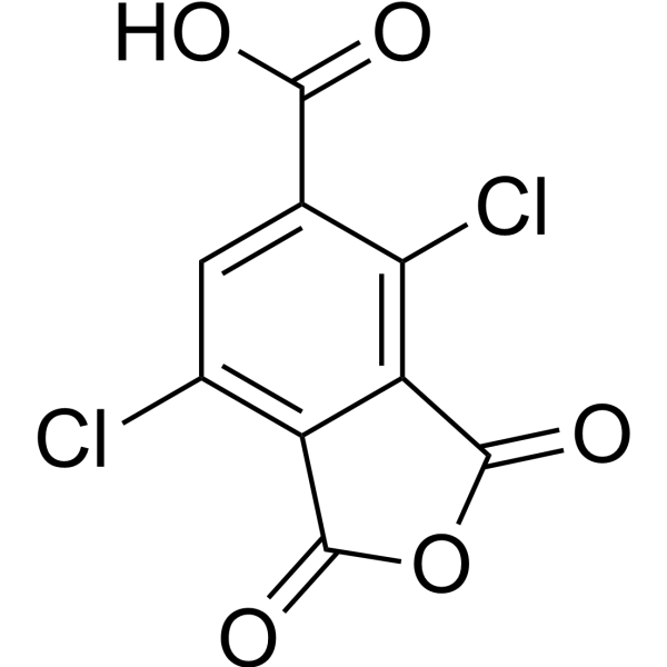 3,6-Dichlorotrimellitic anhydride Chemical Structure