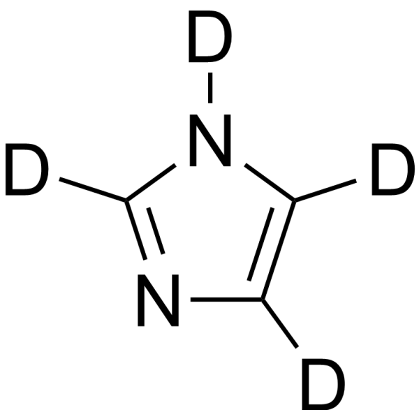 Imidazole-d<sub>4</sub> Chemical Structure