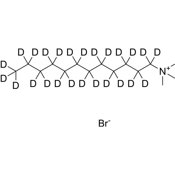 Dodecyltrimethylammonium-d<sub>25</sub> bromide Chemical Structure