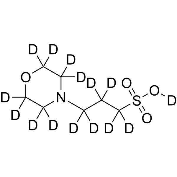 MOPS-d<sub>15</sub> Chemical Structure