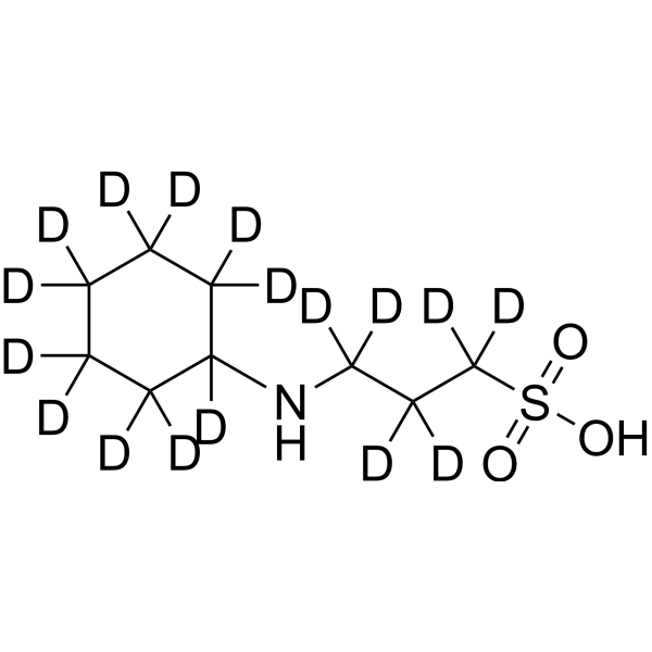<em>3</em>-(Cyclohexylamino)-<em>1</em>-propanesulfonic Acid-d17