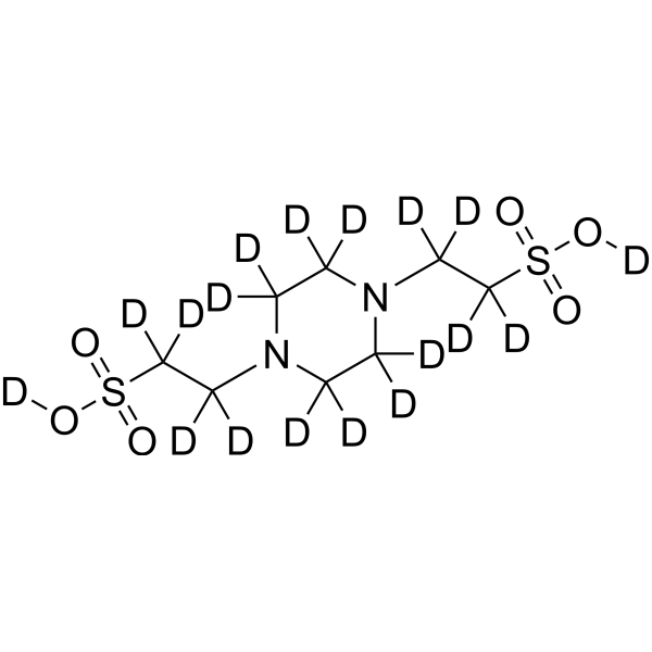 PIPES-d<sub>18</sub> Chemical Structure