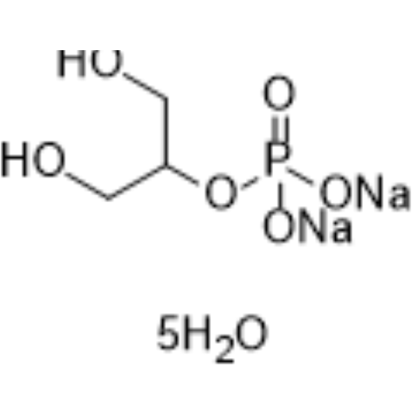 β-Glycerophosphate disodium salt pentahydrate Chemical Structure
