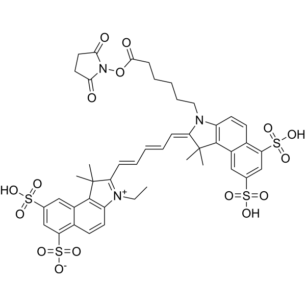 Cy5.5-SE Chemical Structure