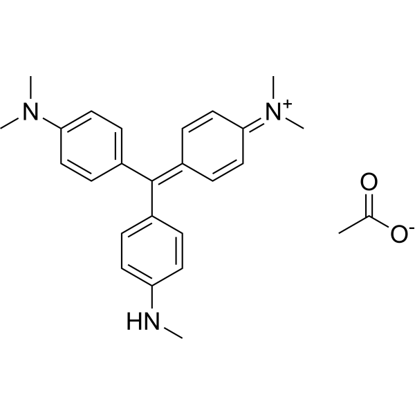 Methyl violet dye Chemical Structure