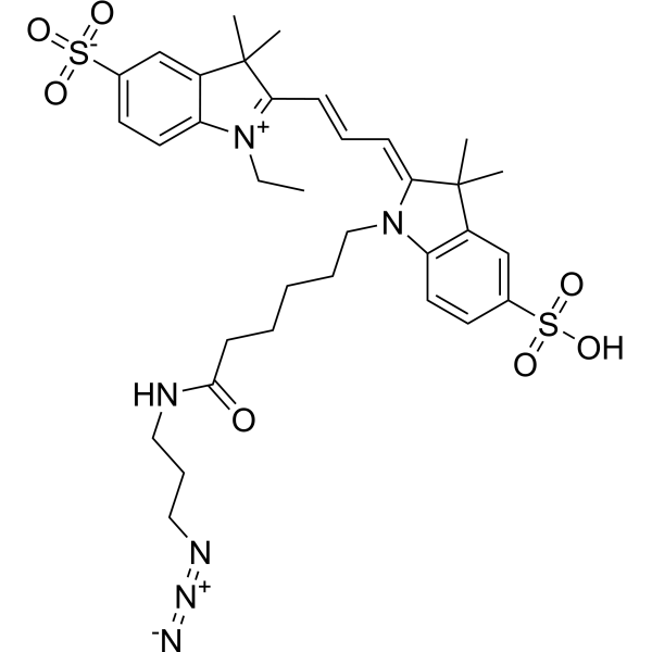 Cy3-N3 Chemical Structure