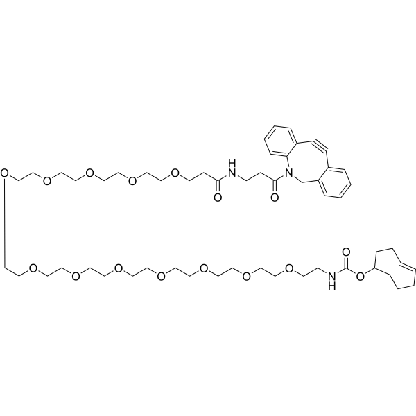 DBCO-PEG12-TCO Chemical Structure