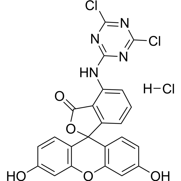 6-DTAF hydrochloride Chemical Structure