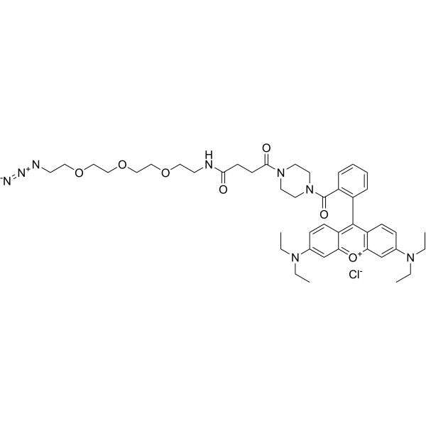 Rhodamine-N3 chloride Chemical Structure