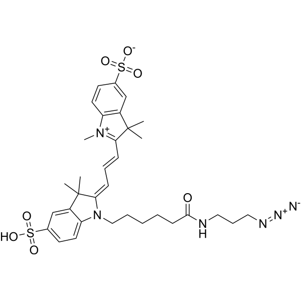 Sulfo-<em>cyanine3</em> <em>azide</em>