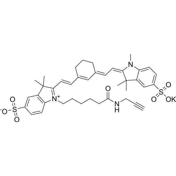 <em>Sulfo-cyanine</em><em>7</em> alkyne potassium