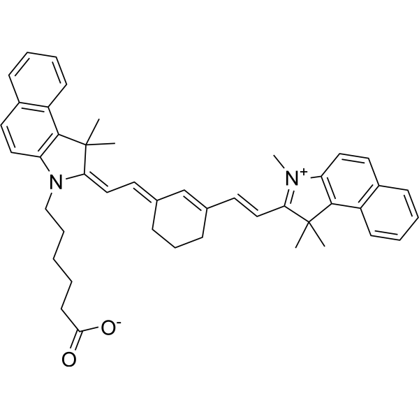 Cyanine7.5 carboxylic Chemical Structure