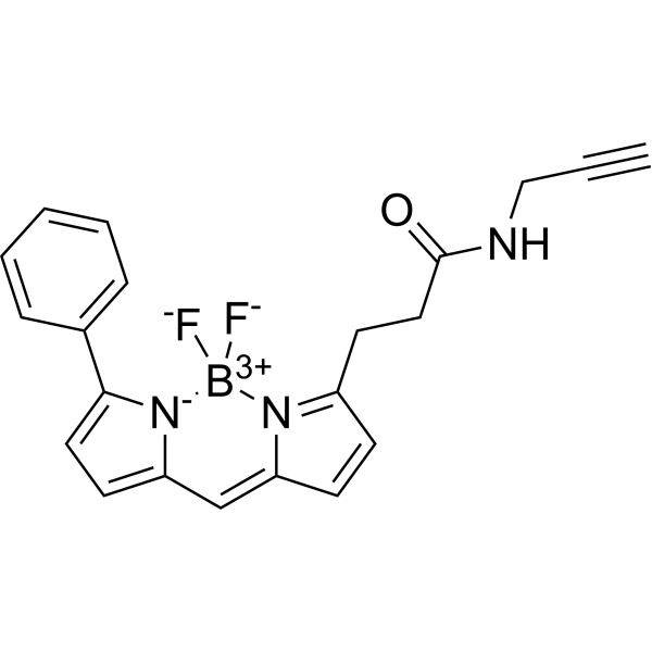 BDP R6G alkyne Chemical Structure
