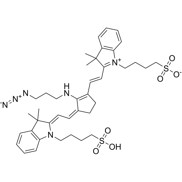 Azide cyanine dye 728 Chemical Structure