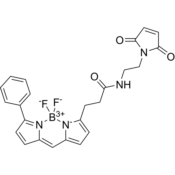 BDP R6G maleimide Chemical Structure