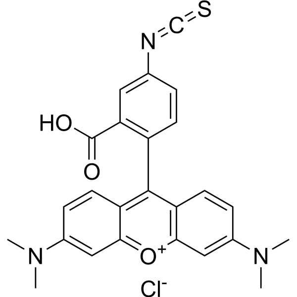 Rhodamine B, tetramethyl-, isothiocyanate Chemical Structure
