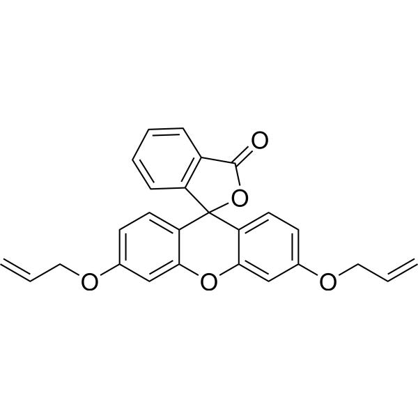 3′,6′-Bis(allyloxy)-Fluoran Chemical Structure
