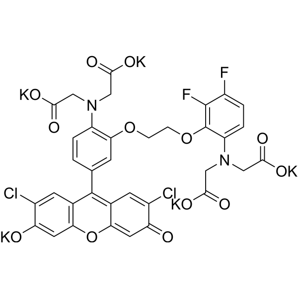 Fluo-3FF pentapotassium Chemical Structure