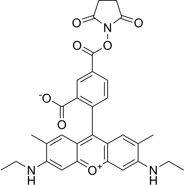 5-Carboxyrhodamine 6G succinimidyl ester Chemical Structure