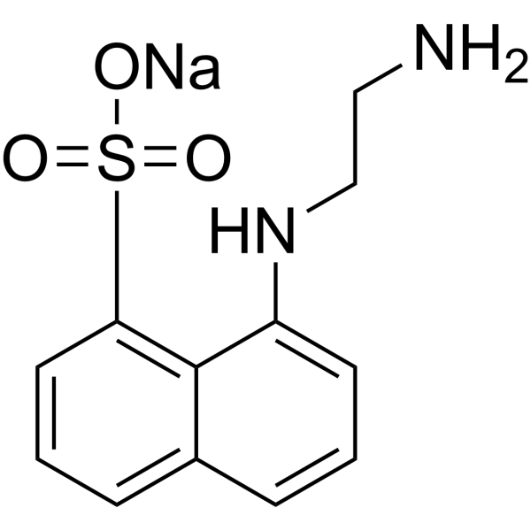 <em>N-(Aminoethyl)-8-naphthylamine-1-sulfonic</em> acid sodium