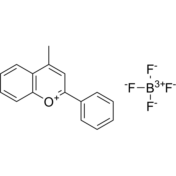 4-Methyl-2-phenylchromenylium tetrafluoroborate Chemical Structure