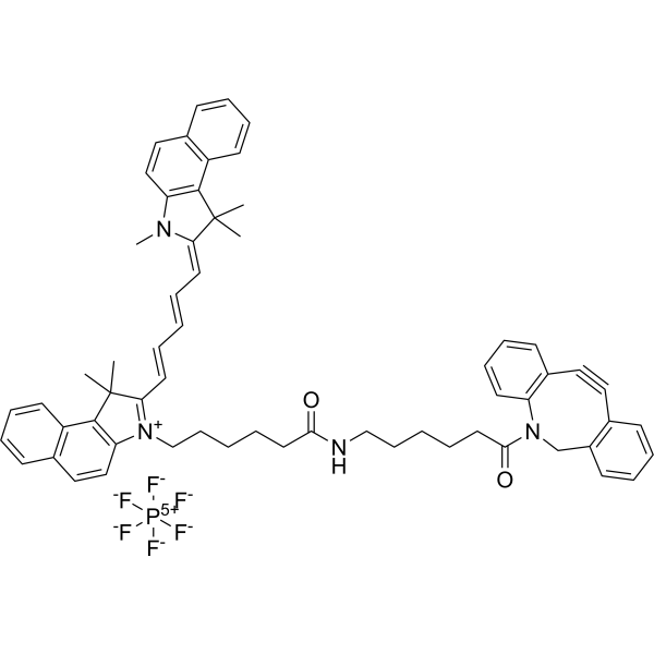 Dibenzocyclooctyne-Cy5.5 Chemical Structure