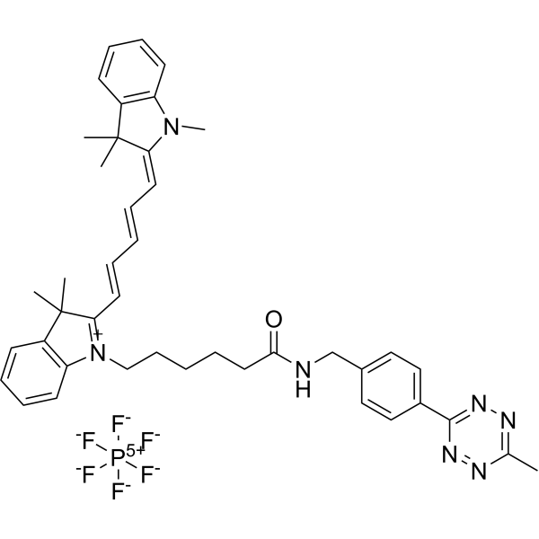 Cyanine5 tetrazine Chemical Structure