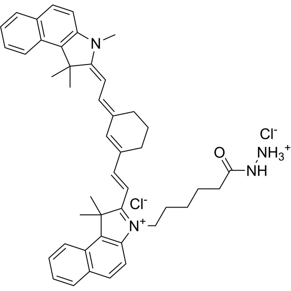 Cy7.5 hydrazide Chemical Structure
