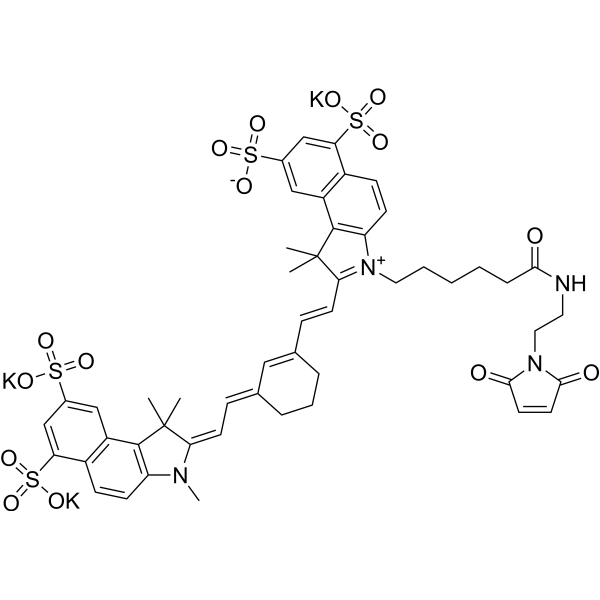 Sulfo-Cy7.5 maleimide Chemical Structure