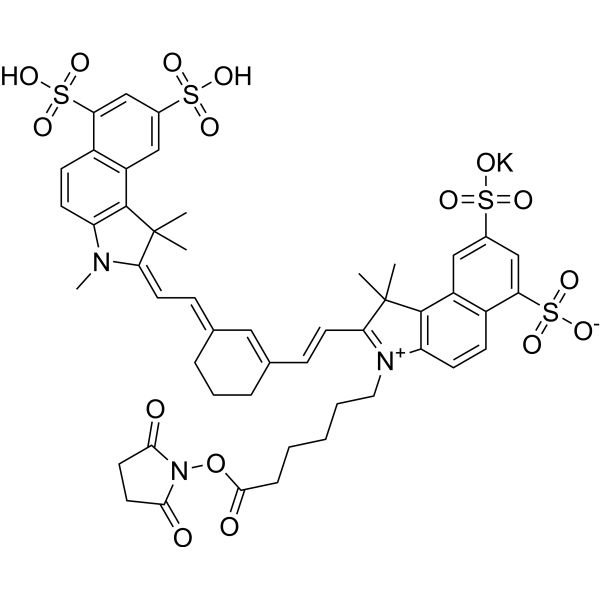 Sulfo-Cy7.5 NHS ester Chemical Structure