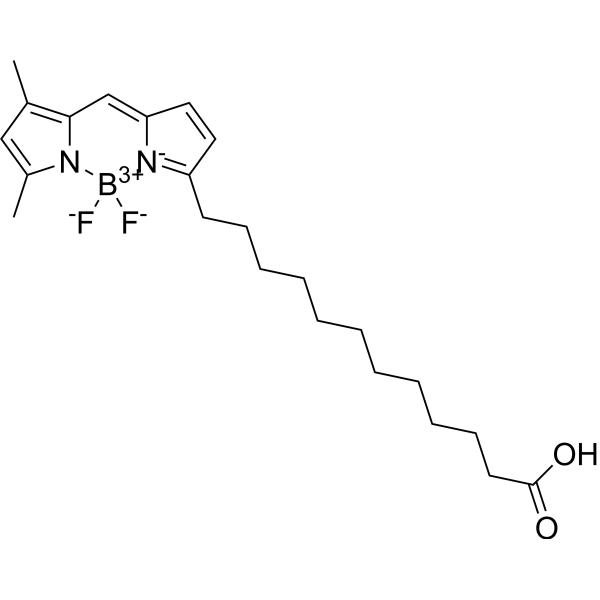 Fluorescein fluorescent molecule. Skeletal formula Stock Vector