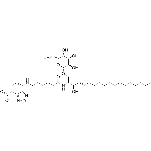 C6 NBD Galactosylceramide Chemical Structure