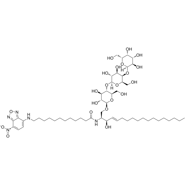 C12 NBD Globotriaosylceramide Chemical Structure
