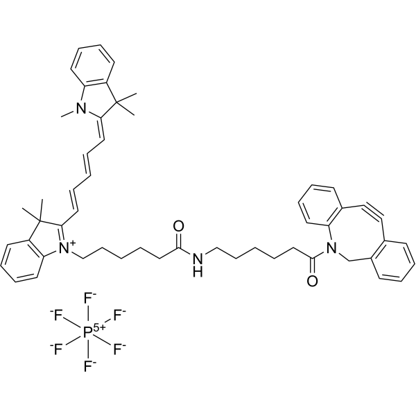 Cyanine5 DBCO Chemical Structure