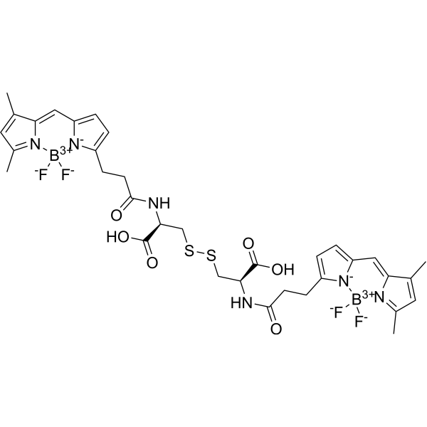 BODIPY FL L-Cystine Chemical Structure