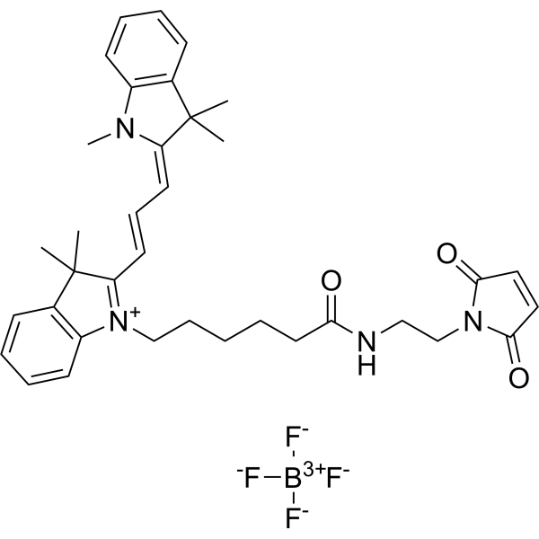 Cyanine3 maleimide tetrafluoroborate Chemical Structure