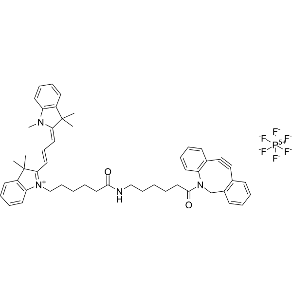 Cyanine<em>3</em> DBCO hexafluorophosphate
