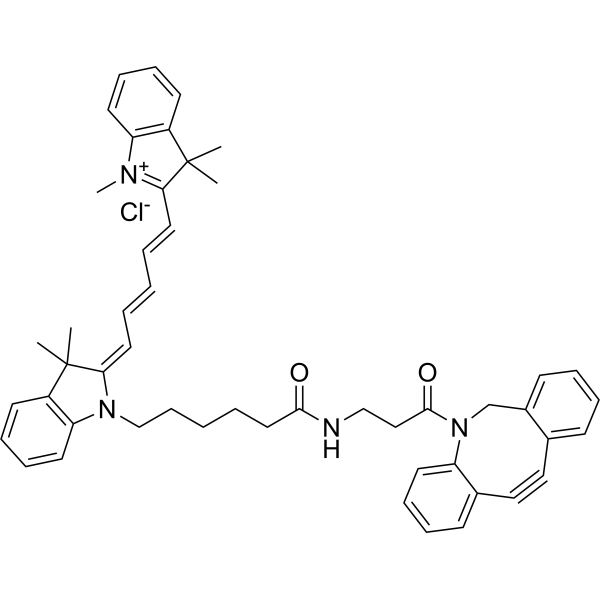 Cy5 DBCO chloride Chemical Structure
