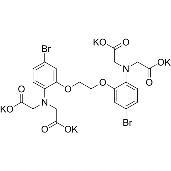 5,5'-Dibromo BAPTA tetrapotassium Chemical Structure