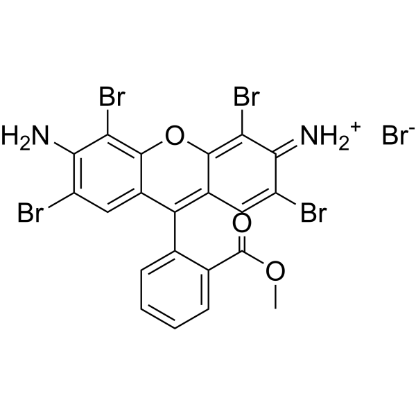 Tetrabromorhodamine 123 bromide Chemical Structure