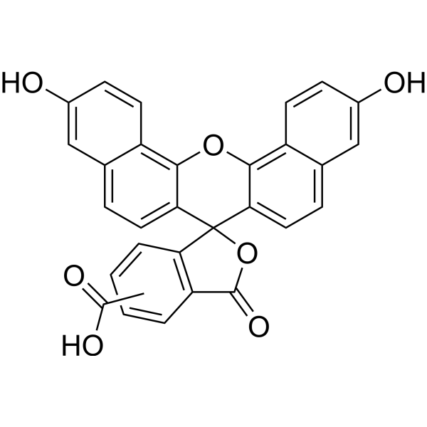 5(6)-Carboxynaphthofluorescein Chemical Structure