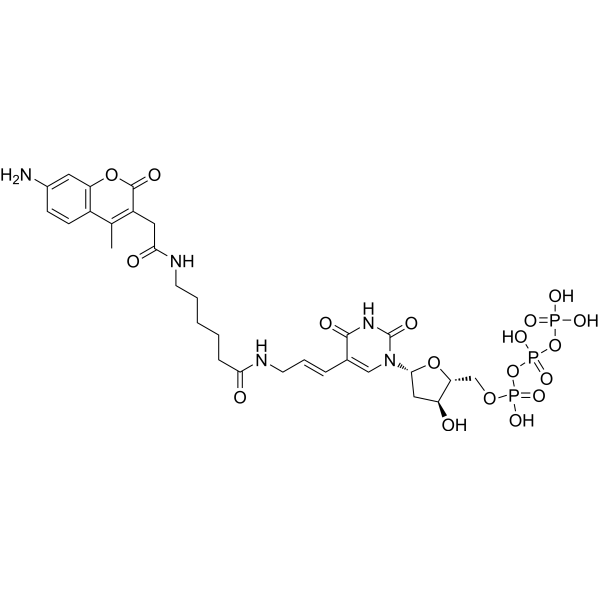 AMCA-6-dUTP Chemical Structure