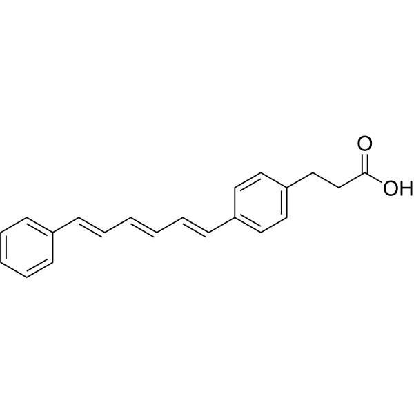 DPH propionic acid Chemical Structure