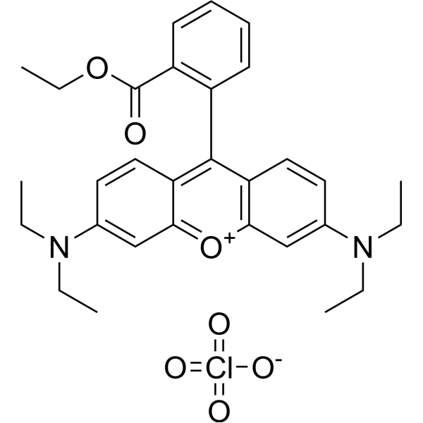 Rhodamine 3B perchlorate Chemical Structure