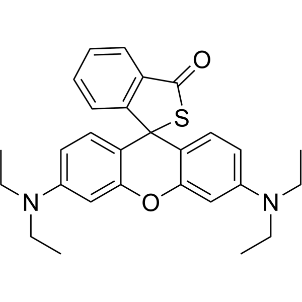 Rhodamine B thiolactone Chemical Structure