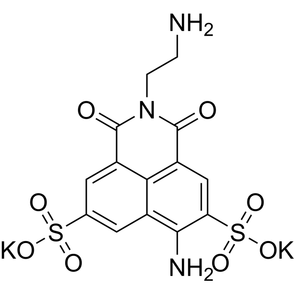 Lucifer yellow ethylenediamine Chemical Structure