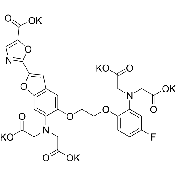 Fura-4F pentapotassium Chemical Structure