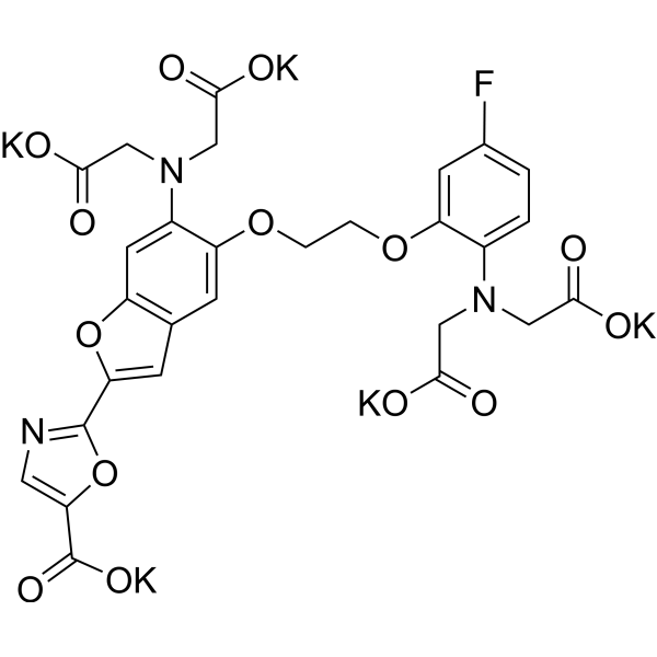 Fura-5F pentapotassium Chemical Structure